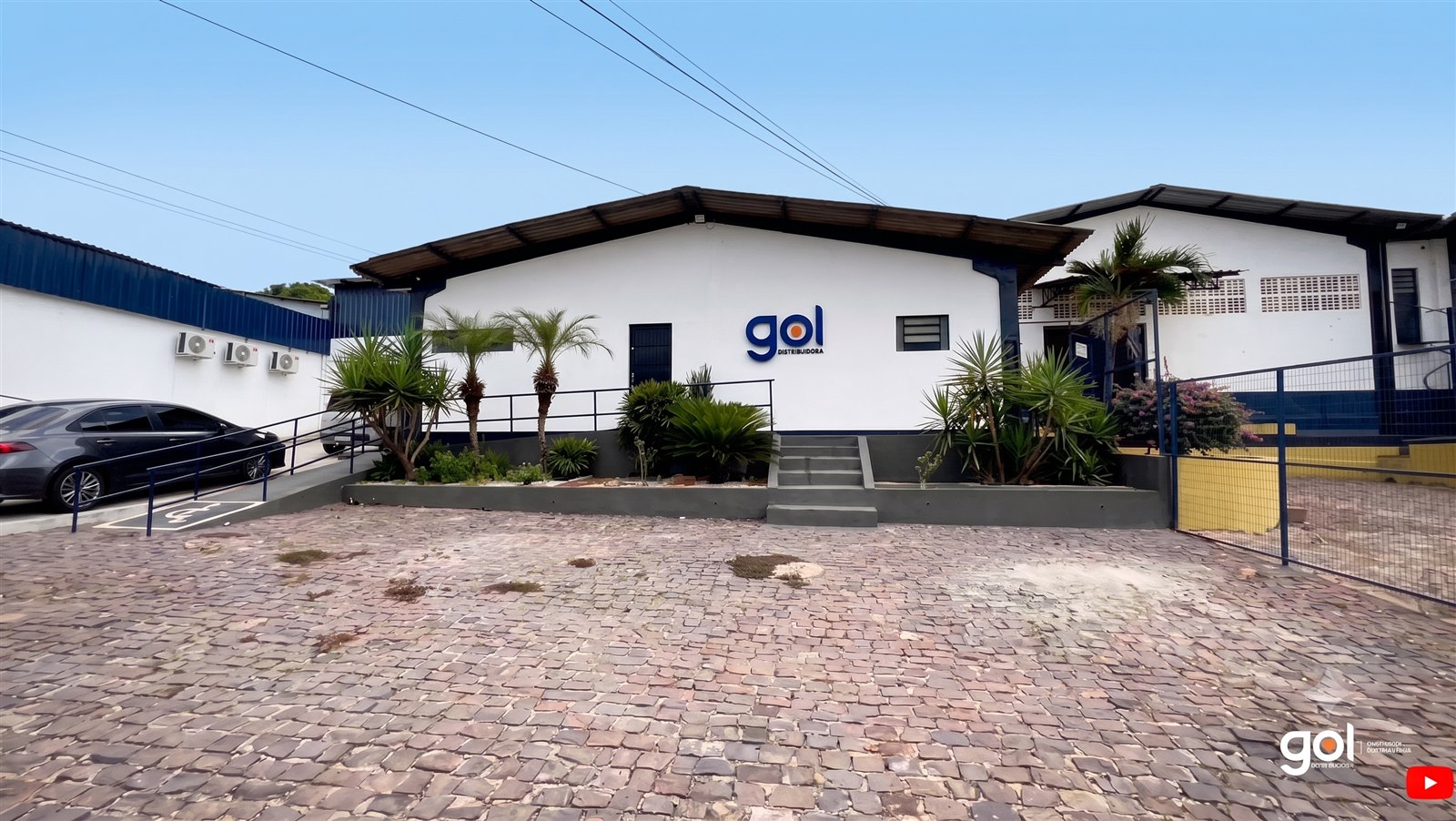 Fachada da sede da Gol Distribuidora